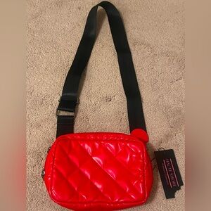 Haute Shore Red Quilted Crossbody Bag